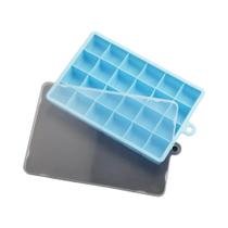 Forma De Gelo De Silicone Com 24 Cavidades Quadradas E Tampa, Utensílio De Cozinha Para Purê De
