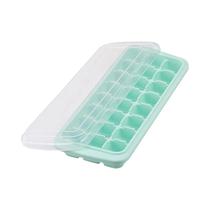 Forma De Gelo De Silicone Com 24 Cubos E Tampa, Fácil De Desenformar, Para Whisky, Coquetéis,