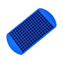 Forma De Gelo De Silicone Dobrável Mini Com 160 Compartimentos, Molde Pequeno Quadrado Para Cubos De