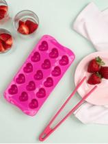 Forma de Gelo de Silicone Forma para Chocolate em Formato de Coração