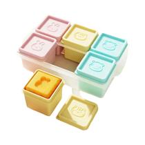 Forma De Gelo De Silicone Grande Com 6 Cubos E Tampa, Reutilizável Para Congelador, Ideal Para