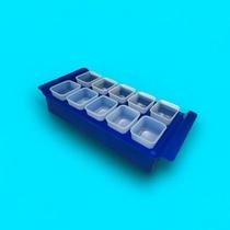 Forma de Gelo Desmontável 10 Cubos Prática e Higiênica