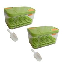 Forma De Gelo Dispenser Kit 2 Recipiente Pegador Tampa Destacador Festa Casa Evento Reuniao Bebida Gelada Pratico Forma De Gelo Dispenser Kit 2 Recipiente Pegador Tampa Destacador Festa Casa Evento Reuniao Bebida Gelada Pratico