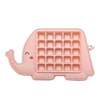 Forma de Gelo Divertida Infantil Elefante Rosa 25 cavidades Forma de Gelo Divertida Infantil Elefante Rosa 25 cavidades