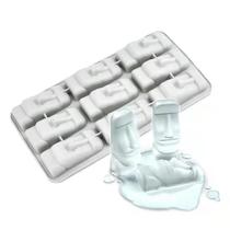Forma De Gelo DIY Para Estátuas De Pedra Moai Da Ilha De Páscoa Para Cubos De Gelo E Gelatina Forma De Gelo DIY Para Estátuas De Pedra Moai Da Ilha De Páscoa Para Cubos De Gelo E Gelatina