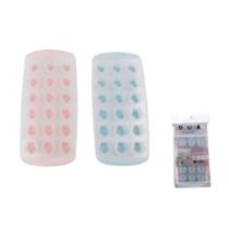 Forma De Gelo Em Plastico Com Fundo De Silicone 24*12cm - FGE-13 Forma De Gelo Em Plastico Com Fundo De Silicone 24*12cm - FGE-13