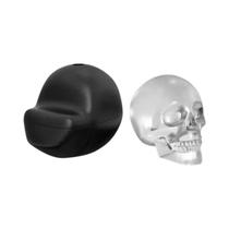 Forma De Gelo Em Silicone Flexível Extra Grande 3D Com 4 Cavidades Para Whisky, Chocolate E Doces