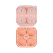 Forma De Gelo Em Silicone Para Bolas De Gelo Grandes Em Formato De Diamante Com Funil Transparente