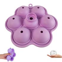 Forma de Gelo Esfera Bandeja de Silicone Bebida Coquetel Cha Gelado Drink Bar Restaurante Festa Evento Molde Flexivel Formato Bola Forma de Gelo Esfera Bandeja de Silicone Bebida Coquetel Cha Gelado Drink Bar Restaurante Festa Evento Molde Flexivel Formato Bola