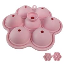 Forma de Gelo Esfera Bandeja de Silicone Drink Bebida Coquetel Cha Gelado Festa Evento Bar Restaurante Molde Flexivel Resistente Formato Bola Forma de Gelo Esfera Bandeja de Silicone Drink Bebida Coquetel Cha Gelado Festa Evento Bar Restaurante Molde Flexivel Resistente Formato Bola