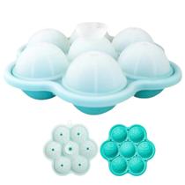 Forma de Gelo Esfera Bandeja Silicone Drink Bebida Coquetel Cha Gelado Formato de Bola Molde Flexivel Festa Evento Forma de Gelo Esfera Bandeja Silicone Drink Bebida Coquetel Cha Gelado Formato de Bola Molde Flexivel Festa Evento