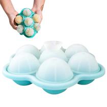 Forma de Gelo Esfera Bebida Drink Cha Coquetel Bandeja Silicone Evento Festa Comemoraçao Formato Bola Resistente Flexivel Lavavel Forma de Gelo Esfera Bebida Drink Cha Coquetel Bandeja Silicone Evento Festa Comemoraçao Formato Bola Resistente Flexivel Lavavel