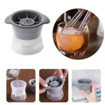 Forma De Gelo Esfera Bola Silicone Grande Redonda Bar Whisky Molde ICE Ball
