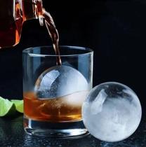 Forma De Gelo Esfera Bola Silicone Grande Redonda Whisky Gin - SAz Utilidades