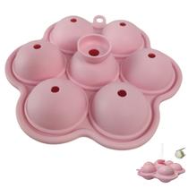 Forma de Gelo Esfera Coquetel Drink Bebida Cha Gelado Festa Evento Bar Restaurante Bandeja de Silicone Flexivel Resistente Formato Bola Forma de Gelo Esfera Coquetel Drink Bebida Cha Gelado Festa Evento Bar Restaurante Bandeja de Silicone Flexivel Resistente Formato Bola