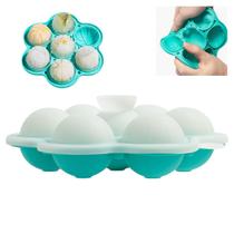 Forma de Gelo Esfera Coquetel Drink Bebida Cha Gelado Festa Evento Bar Restaurente Bandeja de Silicone Formato Bola Molde Resistente Flexivel Forma de Gelo Esfera Coquetel Drink Bebida Cha Gelado Festa Evento Bar Restaurente Bandeja de Silicone Formato Bola Molde Resistente Flexivel