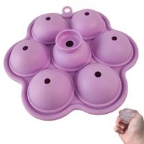 Forma de Gelo Esfera Drink Bebida Cha Gelado Coquetel Bandeja de Silicone Flexivel Fomato Bola Festa Evento Bar Restaurante Forma de Gelo Esfera Drink Bebida Cha Gelado Coquetel Bandeja de Silicone Flexivel Fomato Bola Festa Evento Bar Restaurante