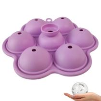 Forma de Gelo Esfera Drink Bebida Cha Gelado Coquetel Festa Evento Bar Restaurante Bandeja de Silicone Molde Flexivel Formato Bola Forma de Gelo Esfera Drink Bebida Cha Gelado Coquetel Festa Evento Bar Restaurante Bandeja de Silicone Molde Flexivel Formato Bola