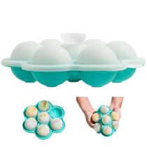 Forma de Gelo Esfera Drink Bebida Coquetel Cha Gelado Festa Evento Bandeja de Silicone Flexivel Formato Bola Bar Restaurante Comemoraçao Forma de Gelo Esfera Drink Bebida Coquetel Cha Gelado Festa Evento Bandeja de Silicone Flexivel Formato Bola Bar Restaurante Comemoraçao