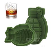 Forma De Gelo Granada Silicone Drinks Whisky Molde Bebida 3D - OCCY