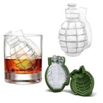 Forma De Gelo Granada Silicone Whisky Drinks Molde Bebida 3D - OCCY