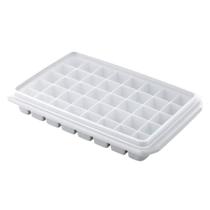 Forma De Gelo Grande 40 Cubos Com Tampa Reforçada