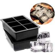 Forma de gelo grande big silicone 6 cubos forminha gigante whisky negroni drink bpa free Forma de gelo grande big silicone 6 cubos forminha gigante whisky negroni drink bpa free