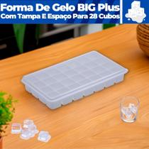 Forma De Gelo Grande Com Tampa Big Plus Para 28 Paramount