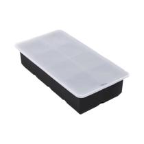 Forma De Gelo Grande De Silicone De Grau Alimentício Com 4/6/8 Compartimentos Quadrados Para Vinho E Forma De Gelo Grande De Silicone De Grau Alimentício Com 4/6/8 Compartimentos Quadrados Para Vinho E