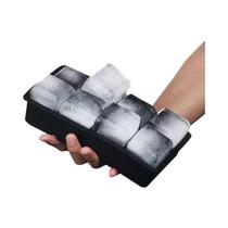 Forma De Gelo Grande De Silicone De Grau Alimentício Com 6/8/15 Compartimentos, Bandeja Quadrada