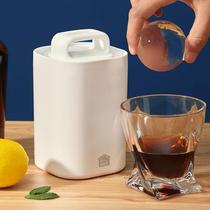 Forma De Gelo Grande Transparente Para Cubos De Gelo, Bandeja De Gelo Em Forma De Bola Para Whisky,