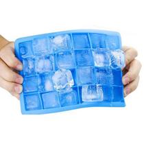 Forma de gelo Pequena de Silicone 24 cavidades Flexível Antiaderente Papinha Chocolate Molde