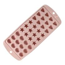 Forma de Gelo Pequeno Coração e Estrela Rosa - Quanhe
