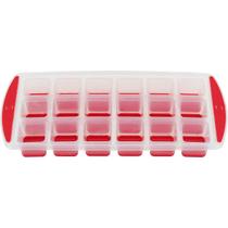 FORMA DE GELO PLÁSTICO 3x13x27cm VERMELHO
