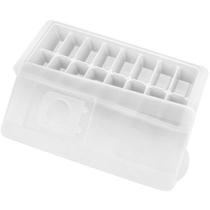 Forma de Gelo Plástico com Tampa 16 Cubos