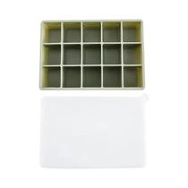 Forma De Gelo Quadrada Grande De Silicone Não Tóxica Durável Para Bar, Pub E Blocos De Gelo Para