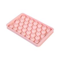 Forma De Gelo Redonda 3D Com 33 Compartimentos E Tampa, Criador De Bolas De Gelo, Molde Para Sorvete Forma De Gelo Redonda 3D Com 33 Compartimentos E Tampa, Criador De Bolas De Gelo, Molde Para Sorvete
