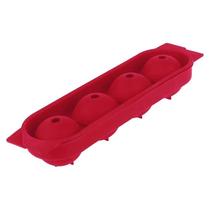 Forma De Gelo Redonda 4 Bolas de Gelo Silicone Em Formato De Esfera Para Cocktail Reutilizável ice