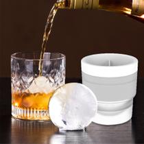 Forma De Gelo Redonda Molde Silicone Bebida Whisky Drink Forma De Gelo Redonda Molde Silicone Bebida Whisky Drink