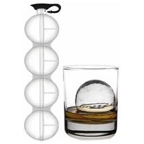 Forma De Gelo Redondo 4 Esferas Whisky Coquetéis Versátil Restaurante Freezer Chocolates Kit Conjunto Cavidades Fazer