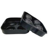 Forma de Gelo Redondo com Tampa em Silicone N249166-4 Quanhe Forma de Gelo Redondo com Tampa em Silicone N249166-4 Quanhe