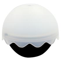 Forma De Gelo Redondo Esfera Em Silicone D6,5xA4,5cm Preto