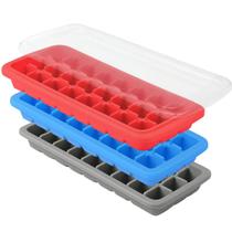 Forma De Gelo Retangular De Silicone Com 24 Cubos de 2,2cm Drinks Frutas Congeladas Café - Uny Home Forma De Gelo Retangular De Silicone Com 24 Cubos de 2,2cm Drinks Frutas Congeladas Café - Uny Home