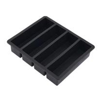 Forma De Gelo Retangular De Silicone, Ferramentas Para Fazer Gelo Para Cerveja, Bebidas, Café,