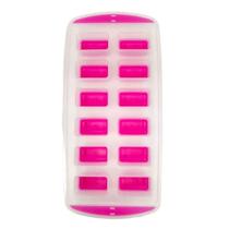 Forma De Gelo Retangular Fundo Silicone - Rosa - Quanhe