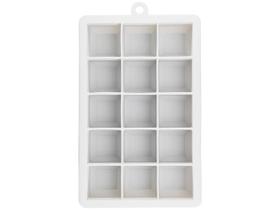 Forma de Gelo Silicone 15 Cubos Estruturada Oikos Colorida Forno Freezer
