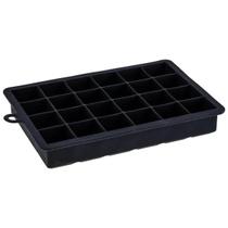Forma De Gelo Silicone 24 Cubos 19,5x12,5x3cm Preto Weck Ret