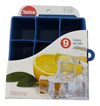 Forma De Gelo Silicone 9 Cubos Dolce Home Forma De Gelo Silicone 9 Cubos Dolce Home