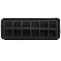 Forma de gelo silicone - black
