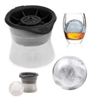 Forma De Gelo Silicone Esfera Bola Grande Redonda Bar Whisky Festa Luxo